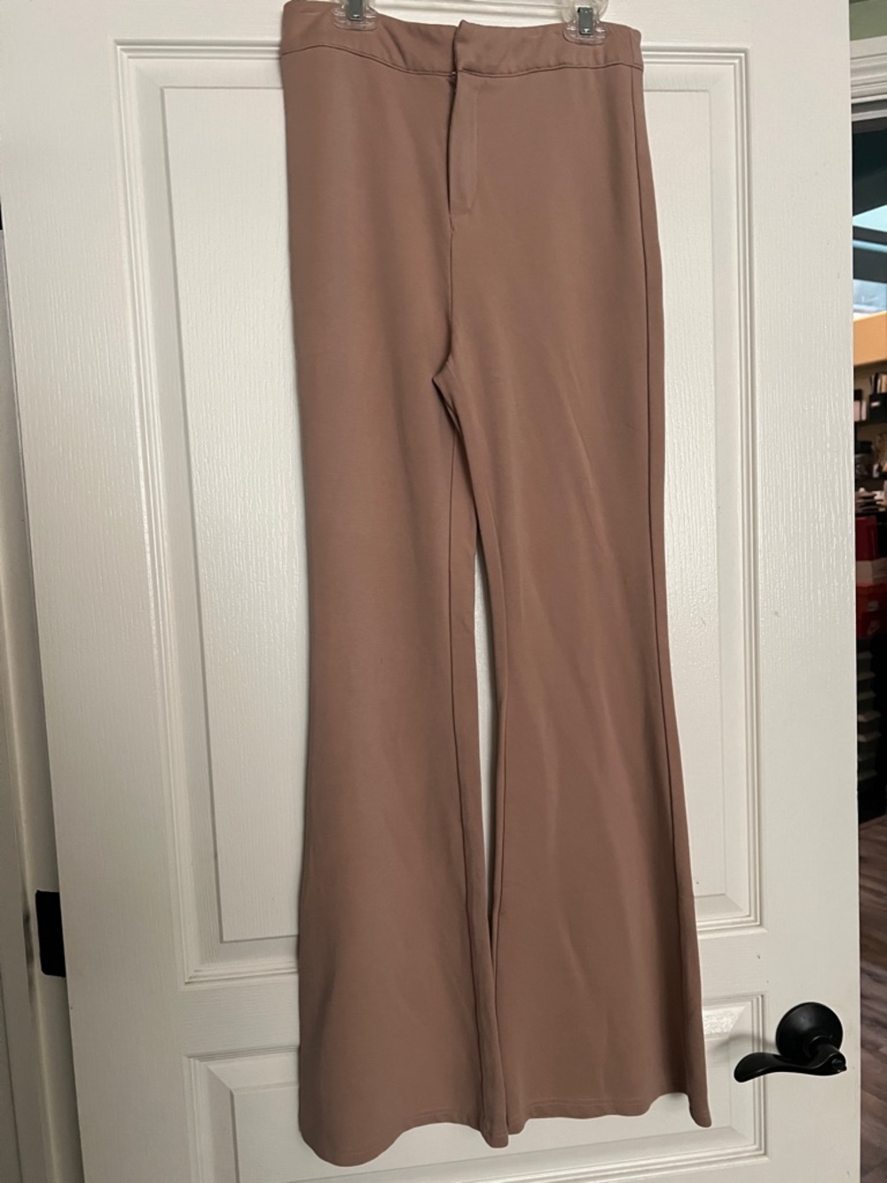 Windsor Dusty Rose Flared Knit Pants